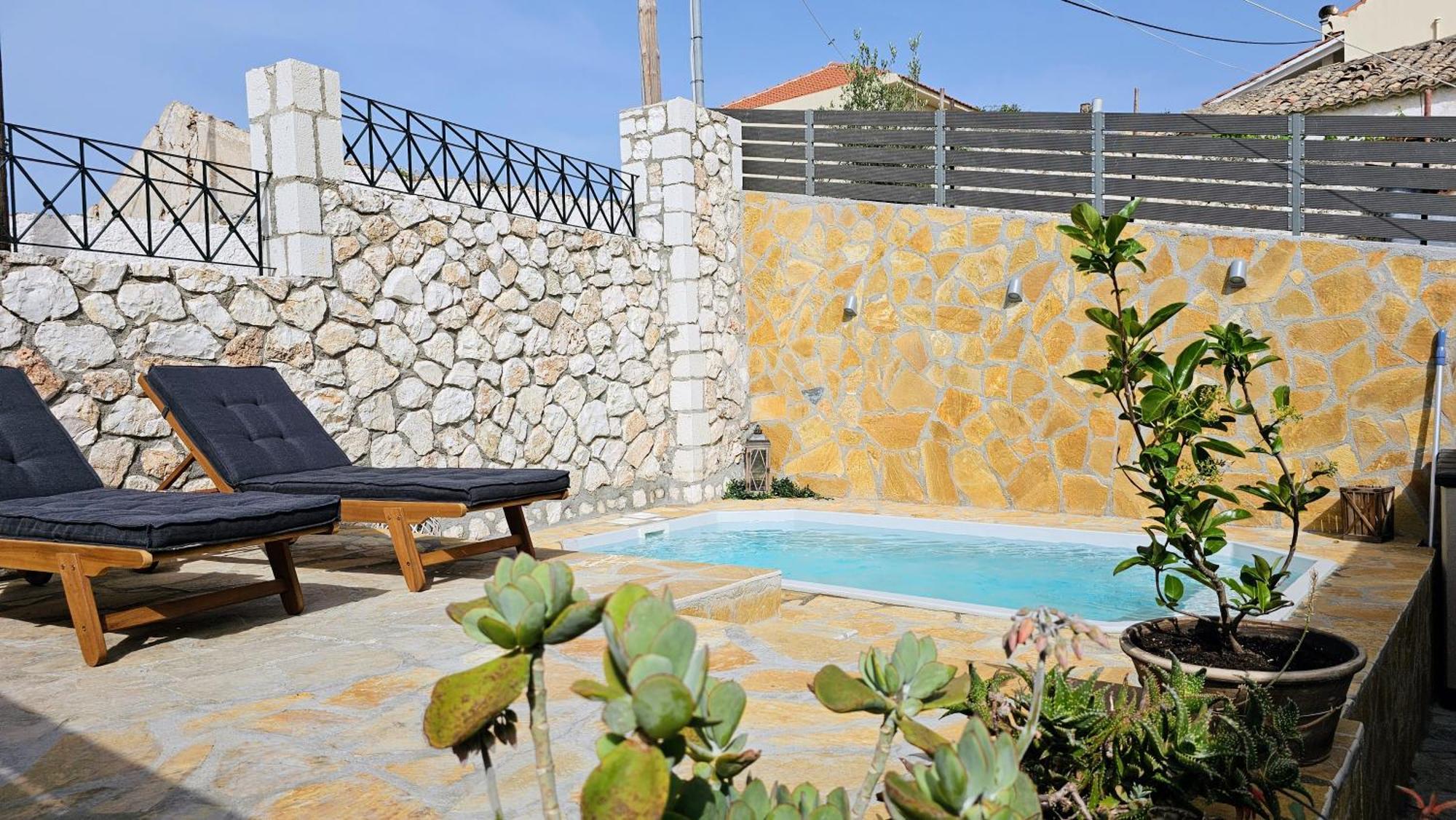 Villa Apoplous With Pool Асос Екстер'єр фото