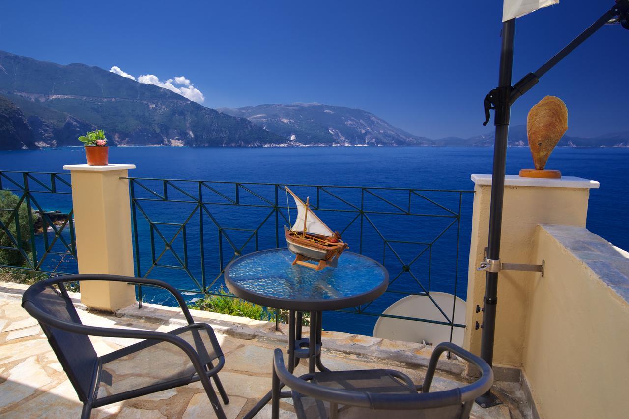 Villa Apoplous With Pool Асос Екстер'єр фото